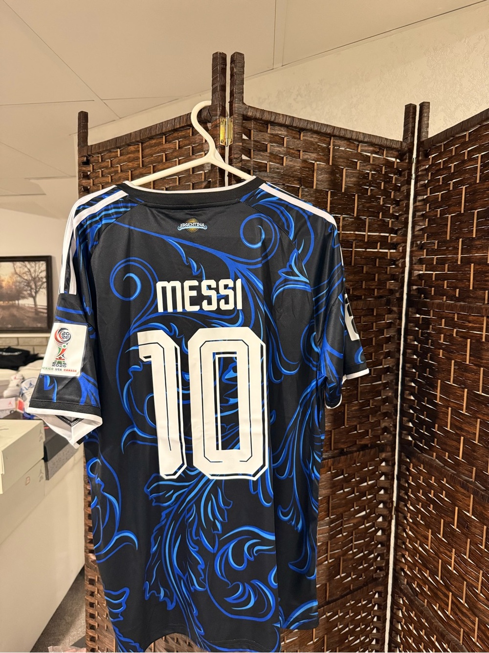 Messi 10 Argentina 🇦🇷 World Cup Soccer Jersey